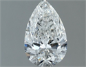 Natural Diamond 0.70 Carats, Pear with  Cut, F Color, VS2 Clarity and Certified by GIA