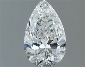 Picture of Natural Diamond 0.70 Carats, Pear with  Cut, F Color, VS2 Clarity and Certified by GIA