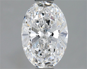 Picture of Natural Diamond 0.70 Carats, Oval with  Cut, D Color, VVS2 Clarity and Certified by GIA
