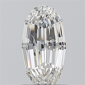 Picture of Natural Diamond 1.00 Carats, Oval with  Cut, G Color, SI2 Clarity and Certified by GIA