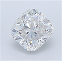 Natural Diamond 0.90 Carats, Cushion with  Cut, E Color, I1 Clarity and Certified by GIA