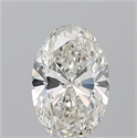 Natural Diamond 1.50 Carats, Oval with  Cut, I Color, SI1 Clarity and Certified by GIA