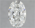 Natural Diamond 1.01 Carats, Oval with  Cut, G Color, VVS1 Clarity and Certified by GIA