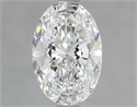 Natural Diamond 1.01 Carats, Oval with  Cut, G Color, VVS1 Clarity and Certified by GIA