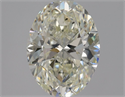 Natural Diamond 1.31 Carats, Oval with  Cut, K Color, SI2 Clarity and Certified by GIA