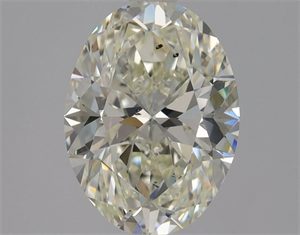 Picture of Natural Diamond 1.31 Carats, Oval with  Cut, K Color, SI2 Clarity and Certified by GIA