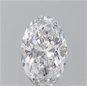 Diamante Natural 0.90 quilates, Ovalado , Color D, claridad VS1 y certificado GIA