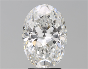 Foto Diamante Natural 3.02 quilates, Ovalado , Color F, claridad SI2 y certificado GIA de
