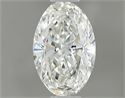 Natural Diamond 0.41 Carats, Oval with  Cut, H Color, IF Clarity and Certified by GIA
