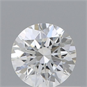 Natural Diamond 0.45 Carats, Round with Excellent Cut, G Color, VVS1 Clarity and Certified by GIA
