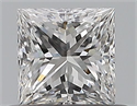 Natural Diamond 0.47 Carats, Princess with  Cut, D Color, VS1 Clarity and Certified by GIA