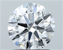 Diamante Natural 1.23 quilates, Redondo , Color D, claridad IF y certificado GIA