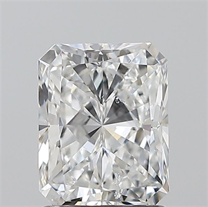 Foto Diamante Natural 1.51 quilates, Radiante , Color E, claridad SI2 y certificado GIA de