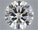 Lab Grown Diamond 6.06 Carats, Round with Excellent Cut, E Color, VVS2 Clarity and Certified by IGI
