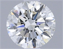 Diamante Natural 0.50 quilates, Redondo , Color H, claridad VVS2 y certificado IGI