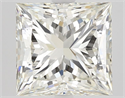 Natural Diamond 2.22 Carats, Princess with  Cut, J Color, VS1 Clarity and Certified by GIA