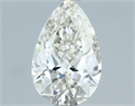 Natural Diamond 1.00 Carats, Pear with  Cut, I Color, VVS2 Clarity and Certified by IGI