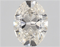 Natural Diamond 0.70 Carats, Oval with  Cut, J Color, VVS1 Clarity and Certified by GIA