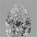 Natural Diamond 0.18 Carats, Pear with  Cut, E Color, VS2 Clarity and Certified by GIA