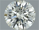 Diamante Natural 0.51 quilates, Redondo , Color M, claridad VVS1 y certificado GIA