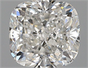 Natural Diamond 0.71 Carats, Cushion with  Cut, G Color, SI1 Clarity and Certified by GIA