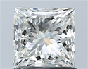 Natural Diamond 1.03 Carats, Princess with  Cut, H Color, VVS2 Clarity and Certified by IGI