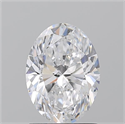 Natural Diamond 1.50 Carats, Oval with  Cut, D Color, SI1 Clarity and Certified by GIA