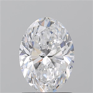 Picture of Natural Diamond 1.50 Carats, Oval with  Cut, D Color, SI1 Clarity and Certified by GIA