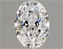 Natural Diamond 1.04 Carats, Oval with  Cut, D Color, VS2 Clarity and Certified by GIA