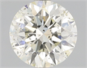 Natural Diamond 1.30 Carats, Round with Excellent Cut, L Color, I1 Clarity and Certified by GIA