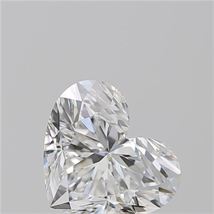 Picture of Natural Diamond 2.03 Carats, Heart with  Cut, F Color, IF Clarity and Certified by GIA