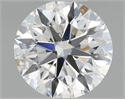 Del inventario de diamantes de laboratorio, 0.72 quilates, Redondo , Color D, claridad VVS2 y certificado IGI