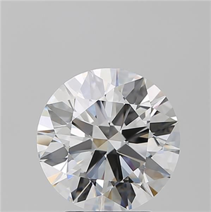 Picture of Natural Diamond 3.16 Carats, Round with Excellent Cut, E Color, VVS1 Clarity and Certified by GIA