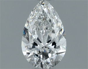 Foto Diamante Natural 0.50 quilates, De pera , Color F, claridad SI1 y certificado GIA de