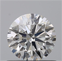 Natural Diamond 0.70 Carats, Round with Excellent Cut, E Color, IF Clarity and Certified by GIA