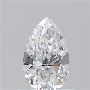 Picture of Natural Diamond 0.51 Carats, Pear with  Cut, E Color, VS1 Clarity and Certified by GIA