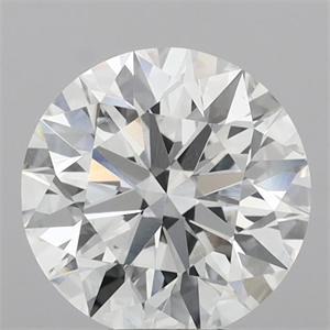 Picture of Lab Grown Diamond 5.02 Carats, Round with Ideal Cut, E Color, VVS2 Clarity and Certified by IGI