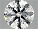 Lab Grown Diamond 3.01 Carats, Round with Ideal Cut, F Color, VVS2 Clarity and Certified by IGI