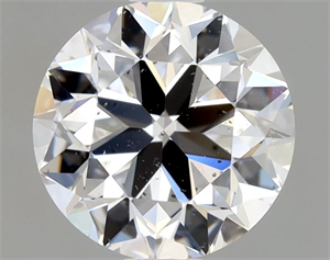 Picture of Natural Diamond 1.00 Carats, Round with Very Good Cut, D Color, SI2 Clarity and Certified by GIA