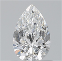 Natural Diamond 0.70 Carats, Pear with  Cut, E Color, VVS1 Clarity and Certified by GIA