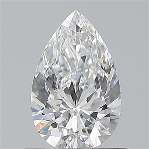 Picture of Natural Diamond 0.70 Carats, Pear with  Cut, E Color, VVS1 Clarity and Certified by GIA