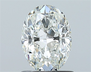 Picture of Natural Diamond 0.90 Carats, Oval with  Cut, H Color, VVS2 Clarity and Certified by GIA
