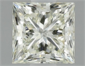 Natural Diamond 0.73 Carats, Princess with  Cut, K Color, VVS2 Clarity and Certified by IGI