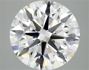 Picture of Lab Grown Diamond 5.10 Carats, Round with Excellent Cut, E Color, VS1 Clarity and Certified by IGI