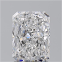 Natural Diamond 2.02 Carats, Radiant with  Cut, D Color, VVS1 Clarity and Certified by GIA