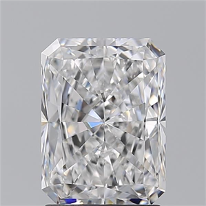 Picture of Natural Diamond 2.02 Carats, Radiant with  Cut, D Color, VVS1 Clarity and Certified by GIA