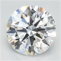 Del inventario de diamantes de laboratorio, 2.06 quilates, Redondo , Color D, claridad IF y certificado IGI