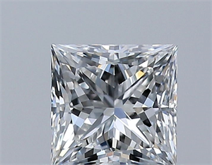 Foto Diamante Natural 0.50 quilates, Princesa , Color F, claridad VS2 y certificado GIA de