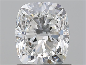 Foto Diamante Natural 0.90 quilates, Del cojín , Color F, claridad SI1 y certificado GIA de