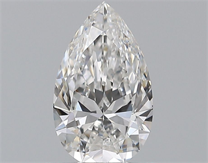 Foto Diamante Natural 0.70 quilates, De pera , Color E, claridad VVS1 y certificado GIA de